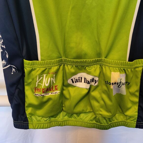 HINCAPIE SPORTWEAR MEN'S FULL ZIP Cycling Jersey LARGE - Picture 4 of 4